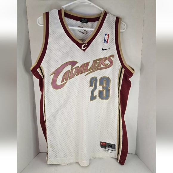 Lebron James NBA Cleveland Cavaliers Rookie Year Nike Jersey Rare Men's M - Picture 1 of 13